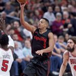 CJ McCollum, Bobby Portis, Robin Lopez