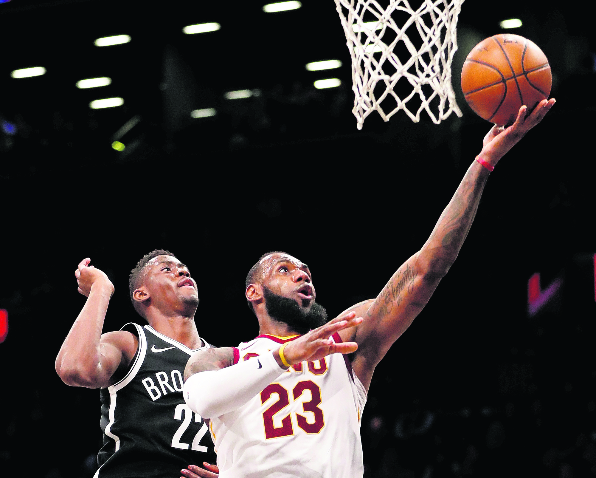 Caris LeVert, LeBron James