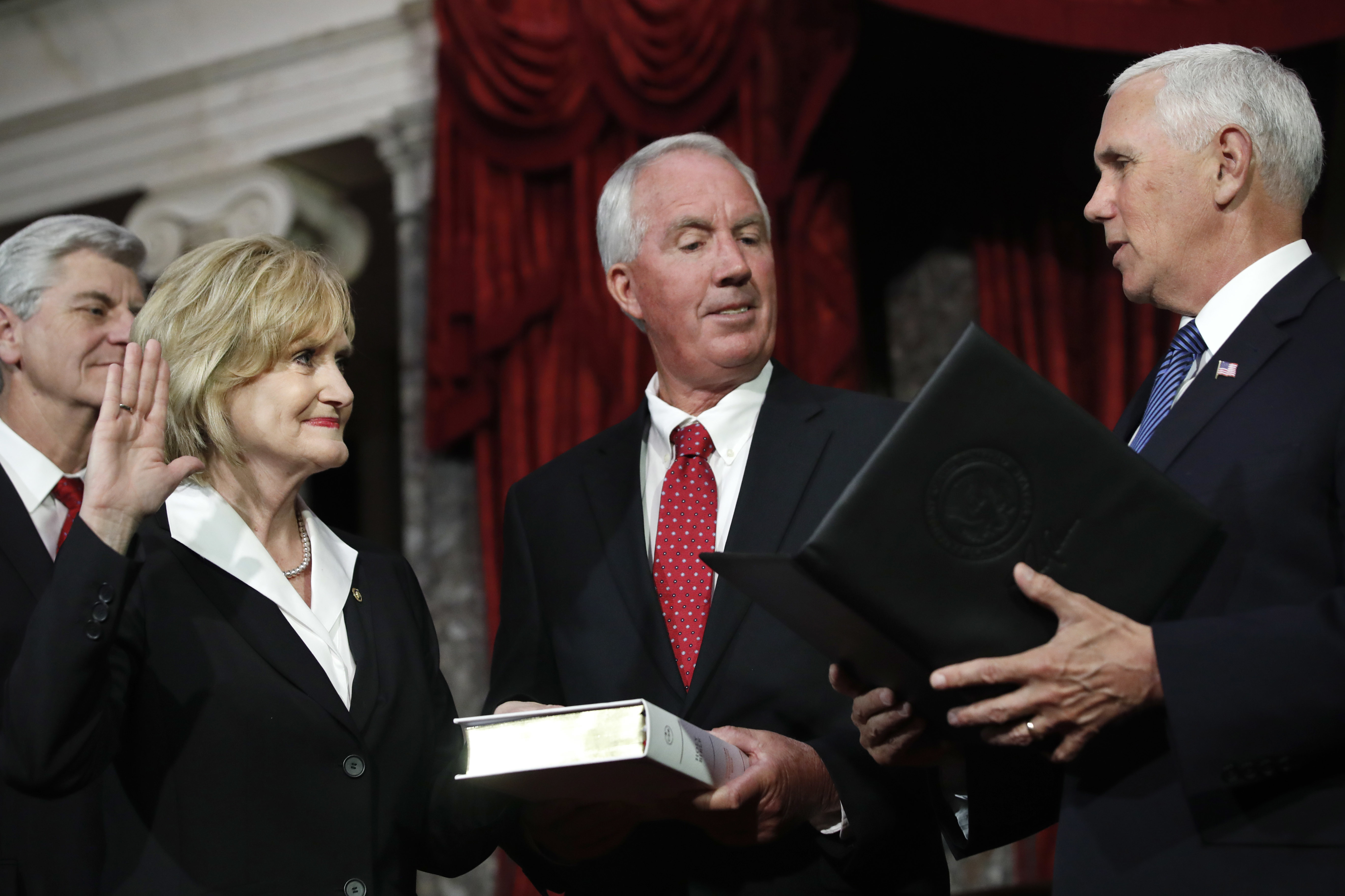 Cindy Hyde-Smith, Mike Pence, Michael Smith, Phil Bryant