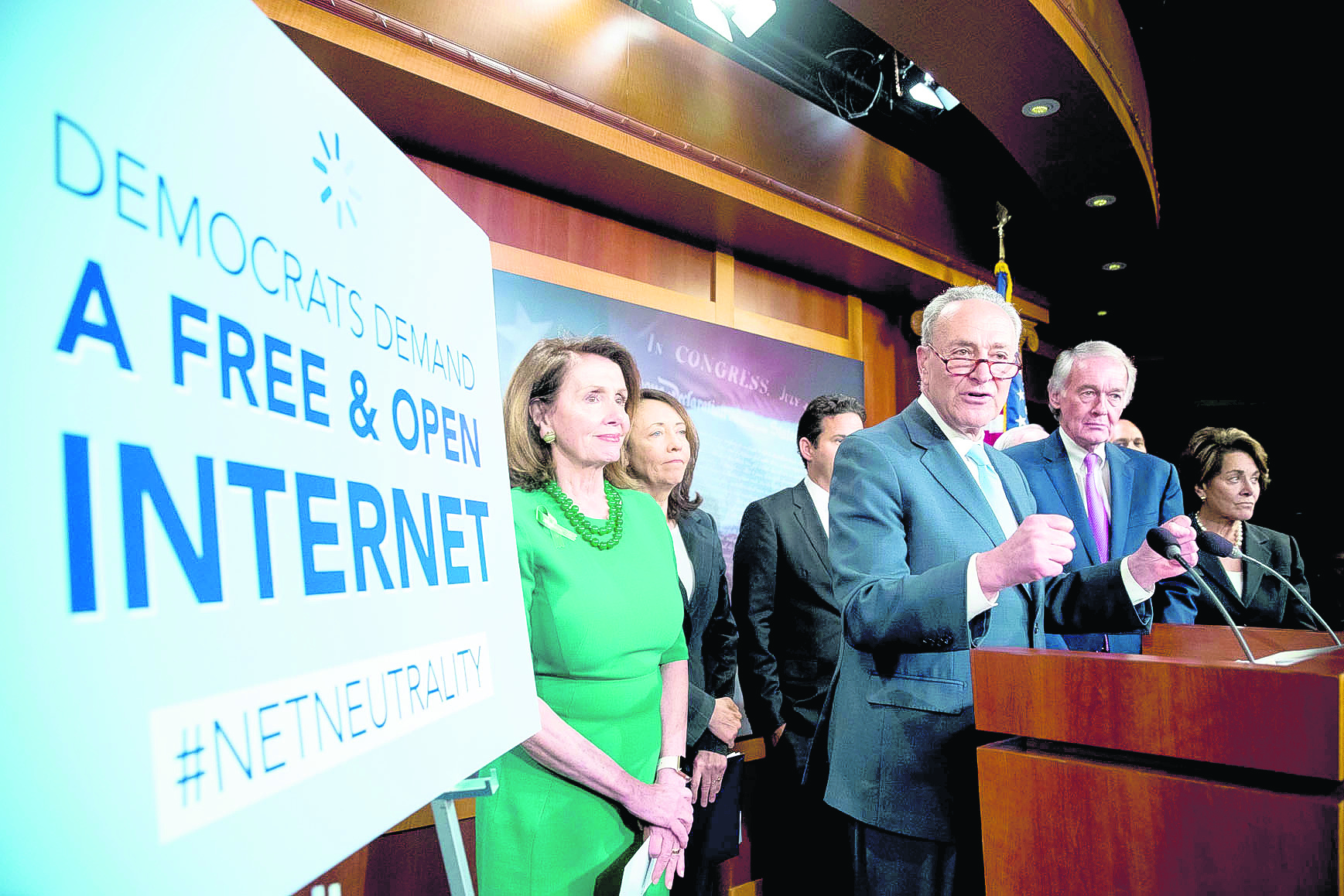 Chuck Schumer,Nancy Pelosi,Maria Cantwell,Ed Markey,Anna Eshoo