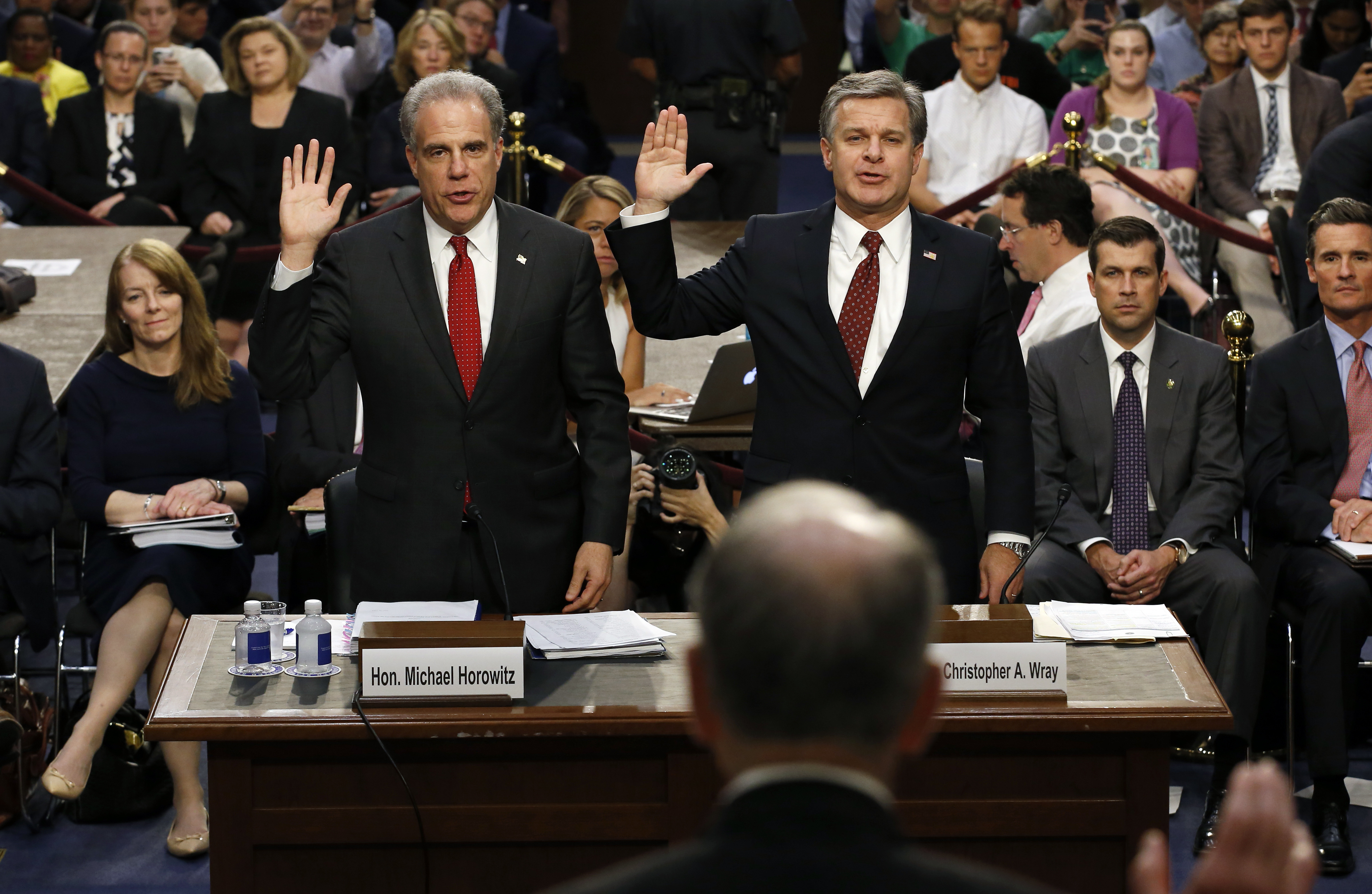 Christopher Wray, Michael Horowitz, Chuck Grassley