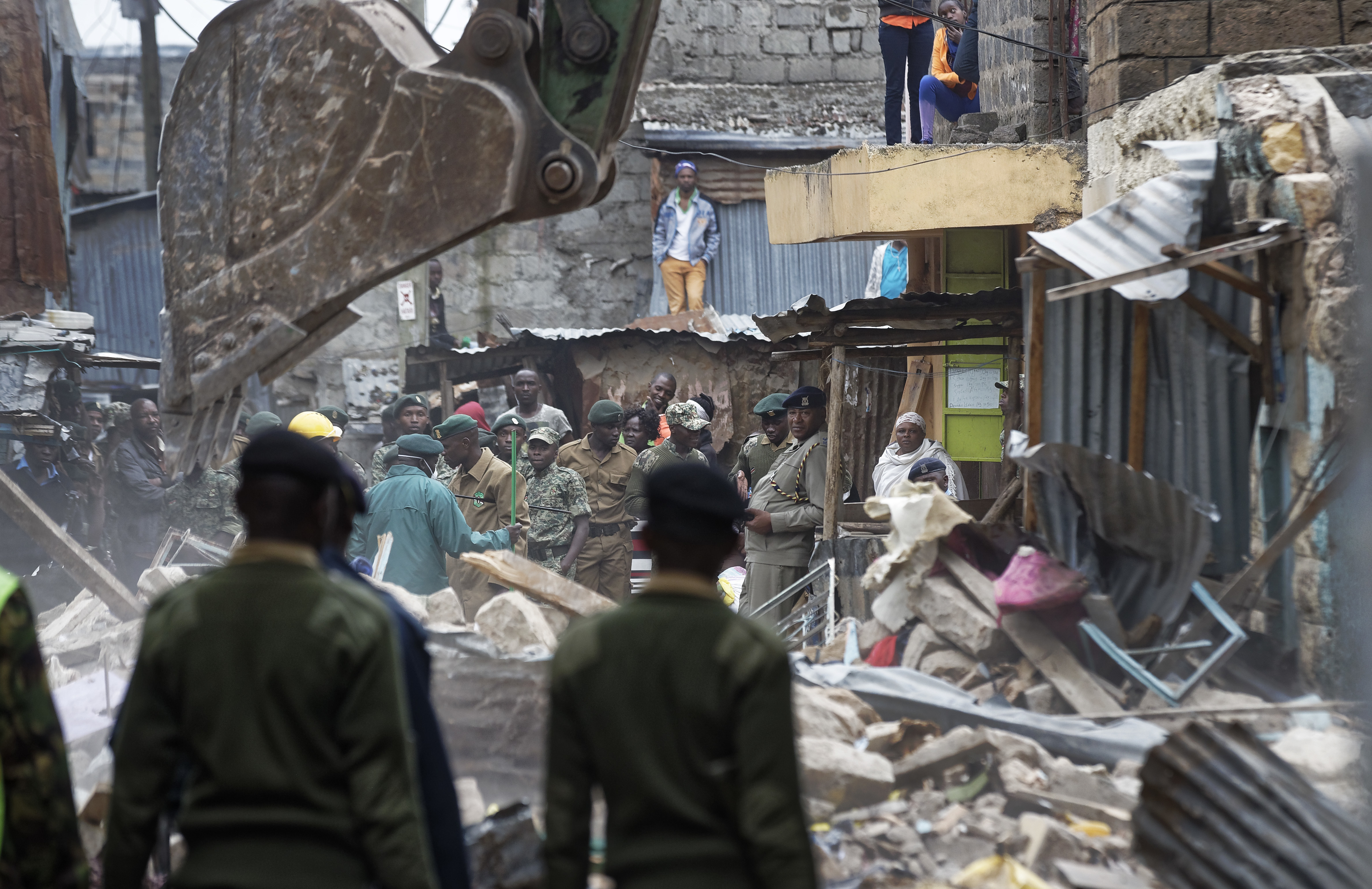 APTOPIX Kenya Collapsed Building