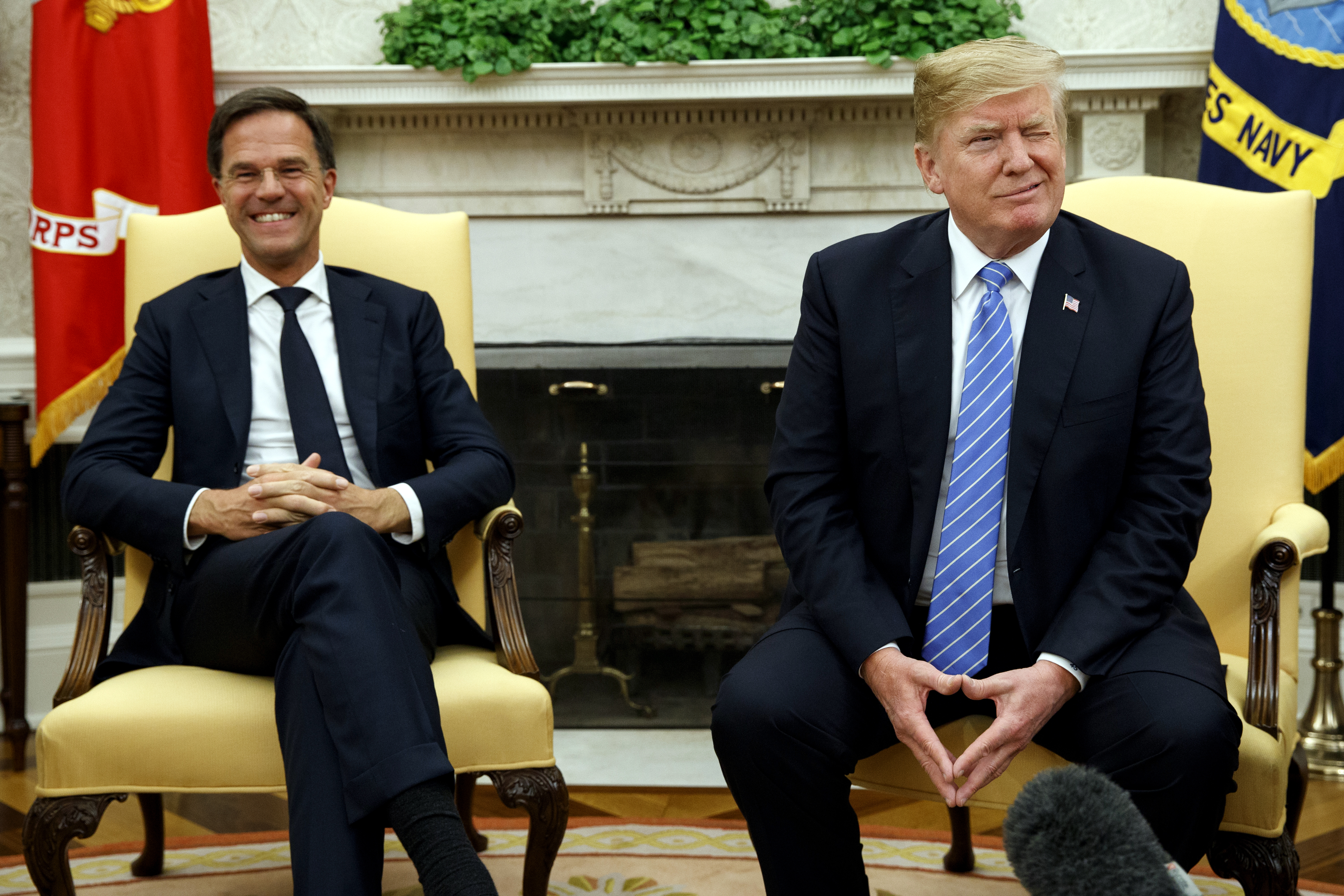 Donald Trump, Mark Rutte