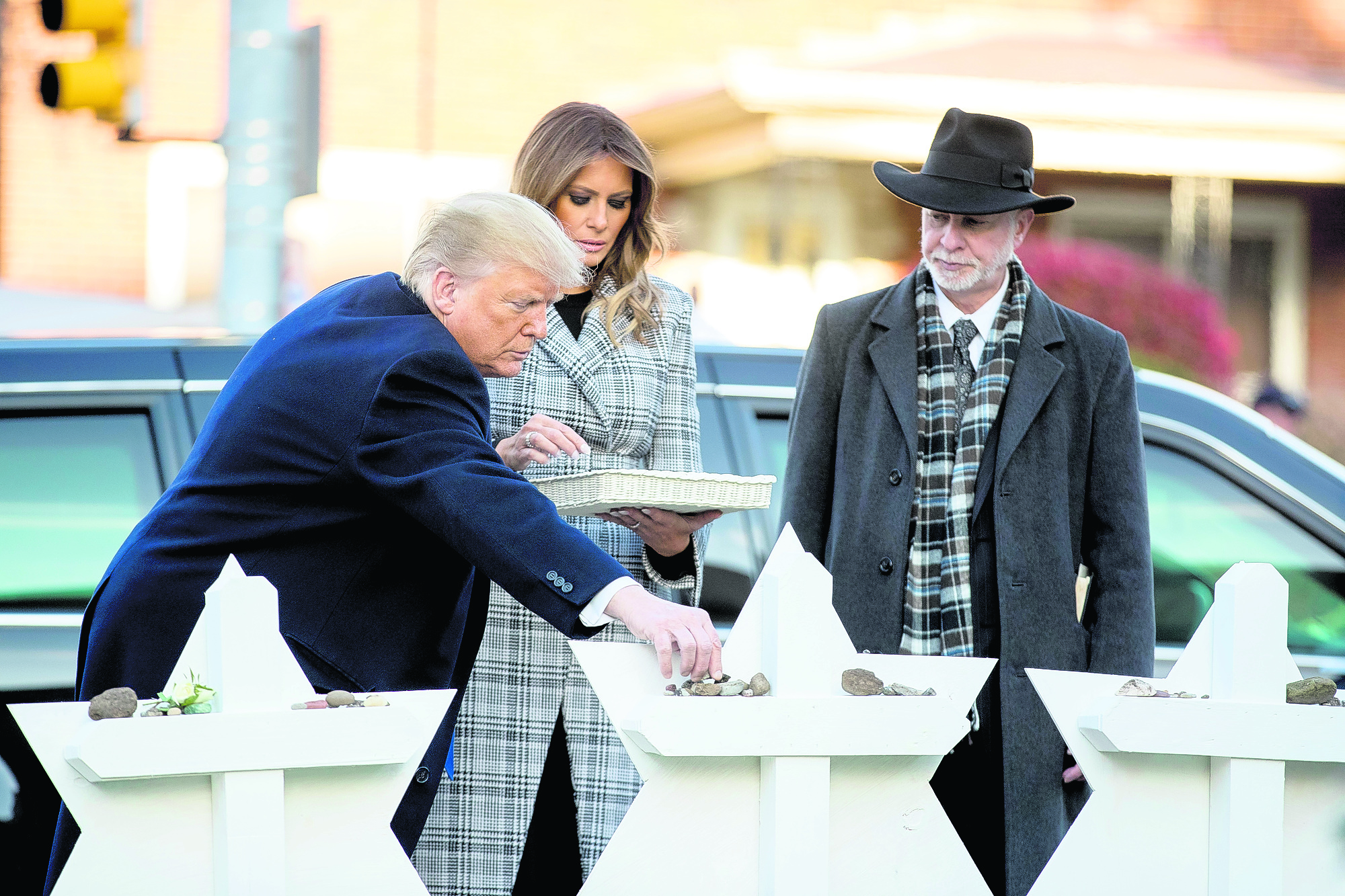 Donald Trump, Melania Trump, Jeffrey Myers