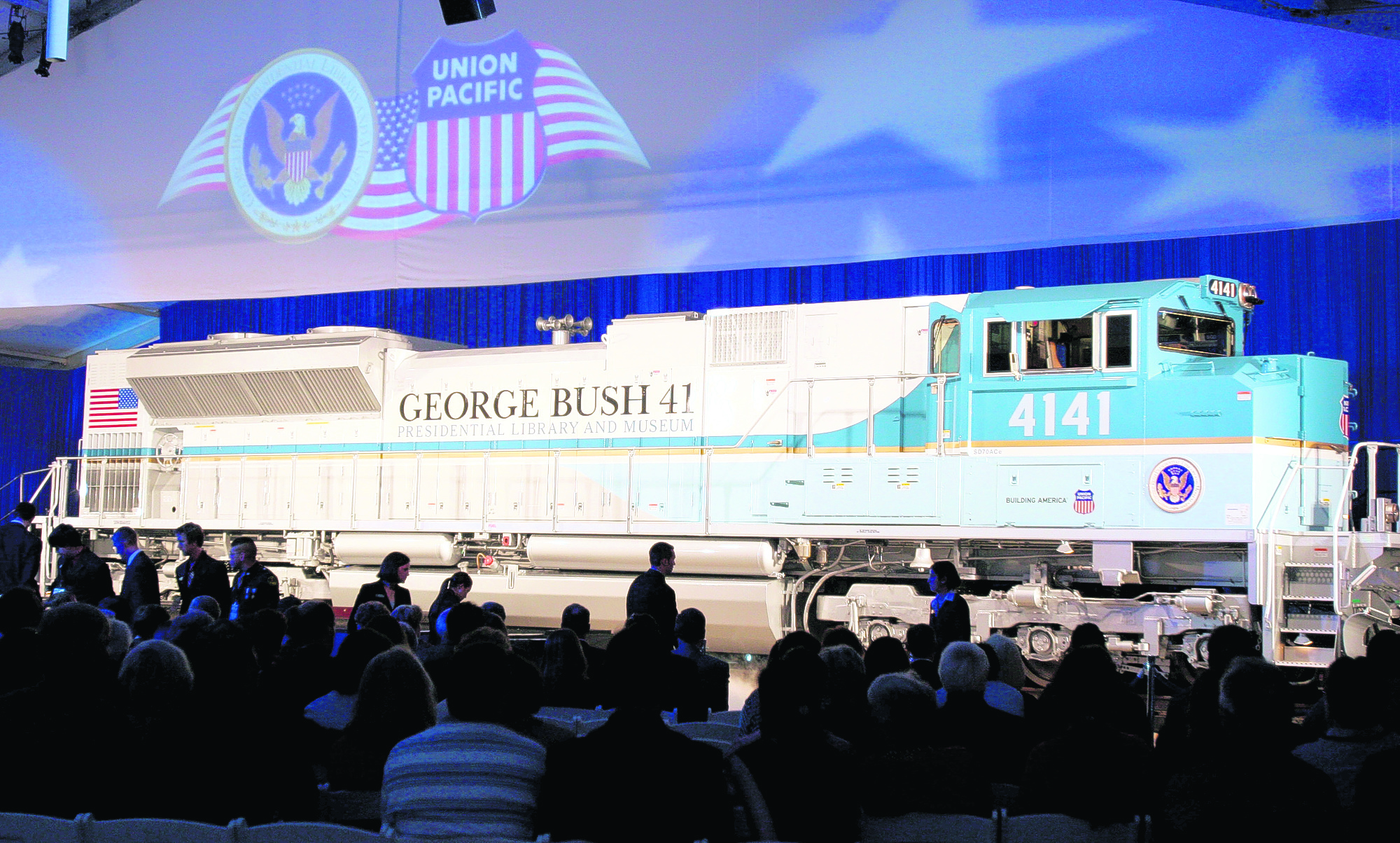 George HW Bush Funeral Train