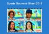 Post Aruba Emitted A New Set Of “Sport Stamps 2019” Honoring Our Local Athletes