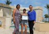Honoring of a loyal visitor at Playa Linda Beach Resort