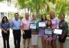 Family Dickey and Teevan honored at Marriott Ocean Club