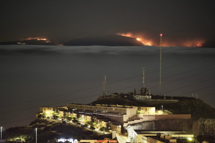 APTOPIX Spain Canary Wildfires