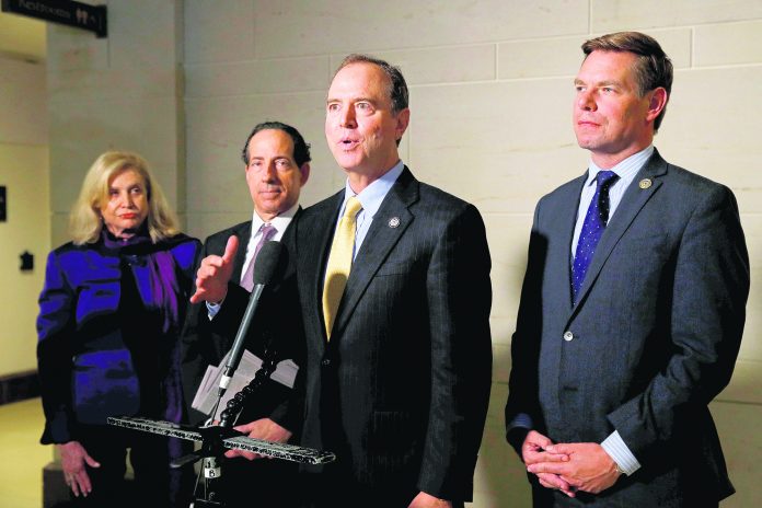 Adam Schiff, Jamie Raskin, Eric Swalwell, Carolyn Maloney