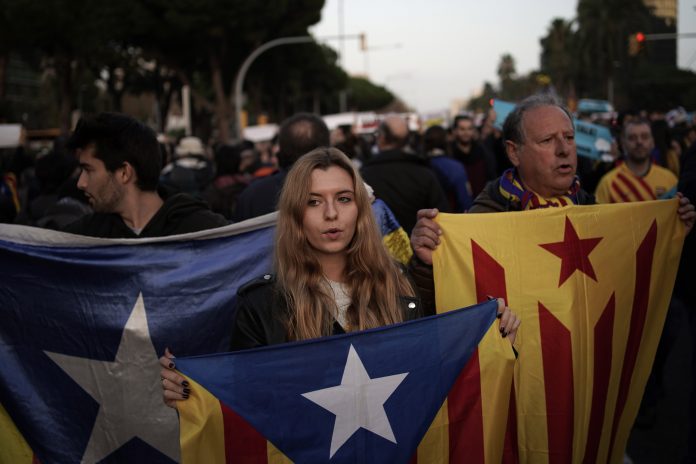 Spain Soccer Clasico Protest