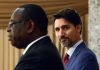 Canadian PM Trudeau raises gay rights with Senegal leader