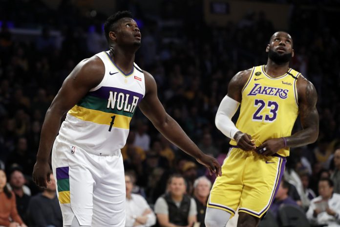 Pelicans Lakers Basketball