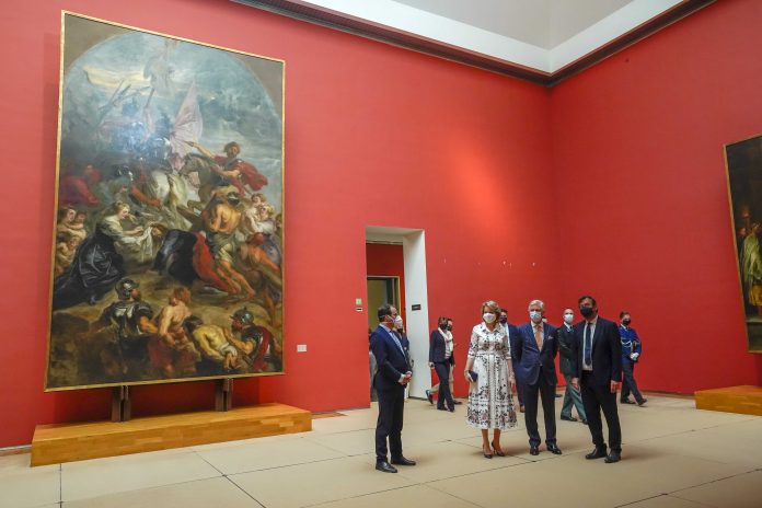 Virus Outbreak Belgium Opening Museums