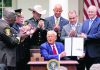 Trump signs executive order on police reform