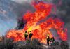 1st big Southern California wildfire of 2020 keeps on raging