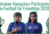 Aruban youngsters participate in Football for Friendship 2020