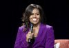 Michelle Obama hooked on knitting, thinking about retirement