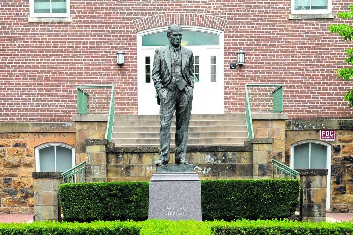 University-Fulbright Statue