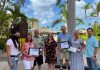 Visitors honored at Casa del Mar
