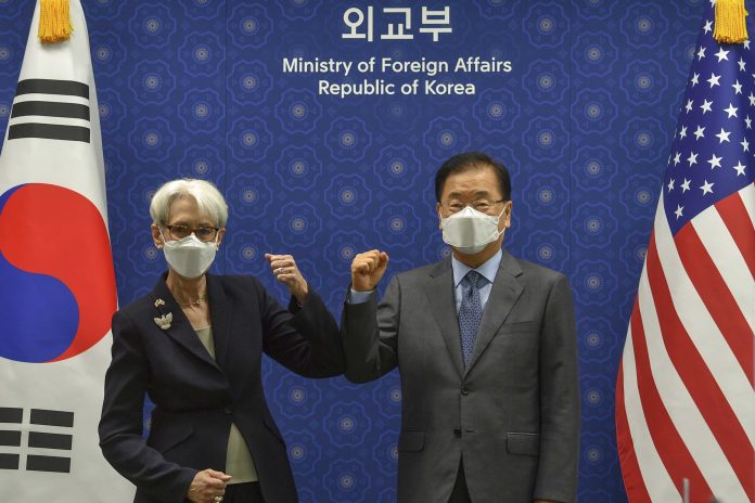 Wendy Sherman, Chung Eui-yong