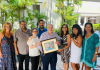 Mr. Lou Flacks honored as Emerald Ambassador of Aruba by the Aruba Tourism Office