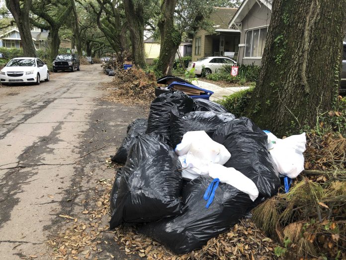 Ida New Orleans Trash