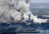 Navy: sailor accused of igniting warship was ‘disgruntled’