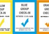 Adaptation of check-in time for all group color codes