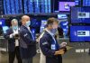 Technology sector leads stocks lower again on Wall Street