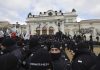 Anti-vaccine protesters try to storm Bulgarian parliament