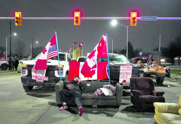Canada Virus Outbreak Protests