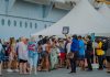 Aruba welcomed more than 10 million tourists in cruise ships on Tuesday