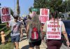 Columbus teachers strike on first day back to school
