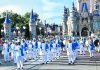 Aruba Massive Brassband participates in the parade at Magic Kingdom in Orlando