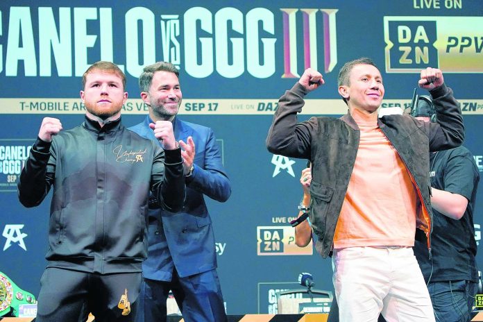 Alvarez Golovkin Boxing