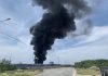 Fire at local recycling center: Experiences of a scary day
