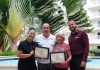 Honoring of loyal visitors at Marriott’s Aruba Ocean Club