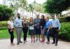 Aruba Tourism Authority honored loyal visitors at Aruba Marriot Resort & Stellaris Casino; Antonio S.R Santos & Gianine L. de Sousa