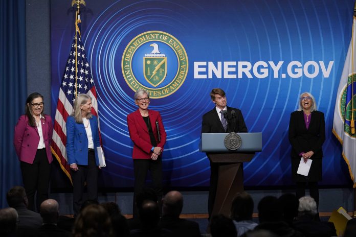 Kim Budil, Jill Hruby, Jennifer Granholm, Marvin Adams, Arati Prabhakar