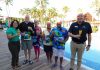 Aruba Tourism Authority honored loyal visitors of Manchebo Beach Resort & Spa; Tom & Amy Jones & Robert & Suzanne Rismondo