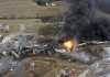 Toxic chemicals to be released from derailed tanker cars