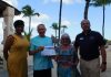 Aruba Tourism Authority honored loyal visitors at Manchebo Beach Resort; David and Diane Rittenhouse