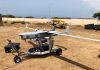 Army excercises with drones in Aruba