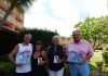 Aruba Tourism Authority honored loyal visitors at Aruba Beach Club Resort; Demi & Holly Thoman and George & Beth Schlageter