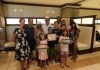 Aruba Tourism Authority honored loyal visitors at Marriott Surf Club; Michael & Charmaine Langlois and Robert & Margaret Parks