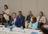 Minister Ursell Arends attends the Our Ocean Conference in Panama