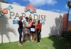 Aruba Tourism Authority honored loyal visitors at Paradise Beach Villas; Mr. Brian & Mrs. Chelsea Robinson