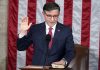 Mike Johnson, a staunch conservative from Louisiana, is elected House speaker with broad GOP support