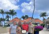 Aruba Tourism Authority honors loyal visitors at Playa Linda Beach Resort! Mr. Richard & Mrs. Tina Merlino